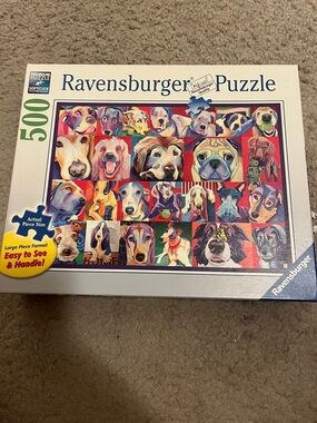 Ravensburger Multicolor Dog Portraits 500-Piece Puzzle